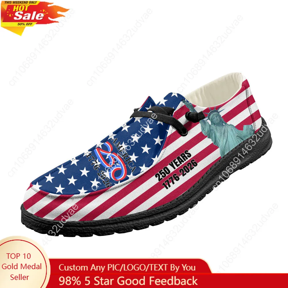 America 250th Anniversary 1776 - Men Shoes Black のレビューと価格