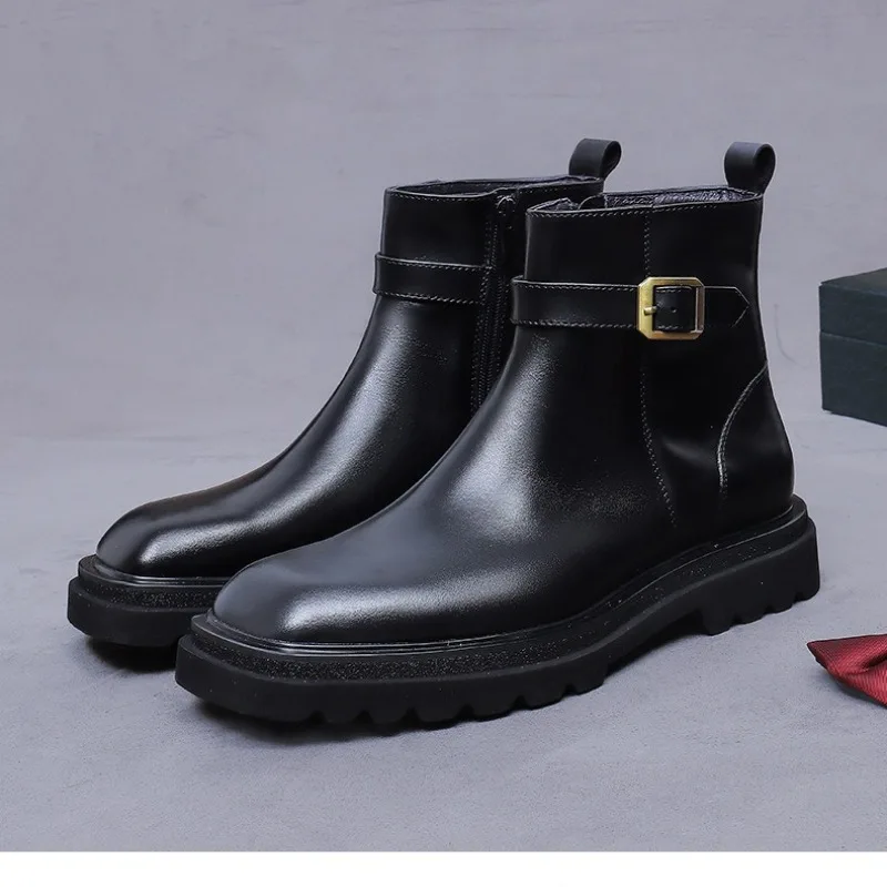Retro Mens Ankle Oxford Boots  - Men Shoes Oxford のレビューと価格