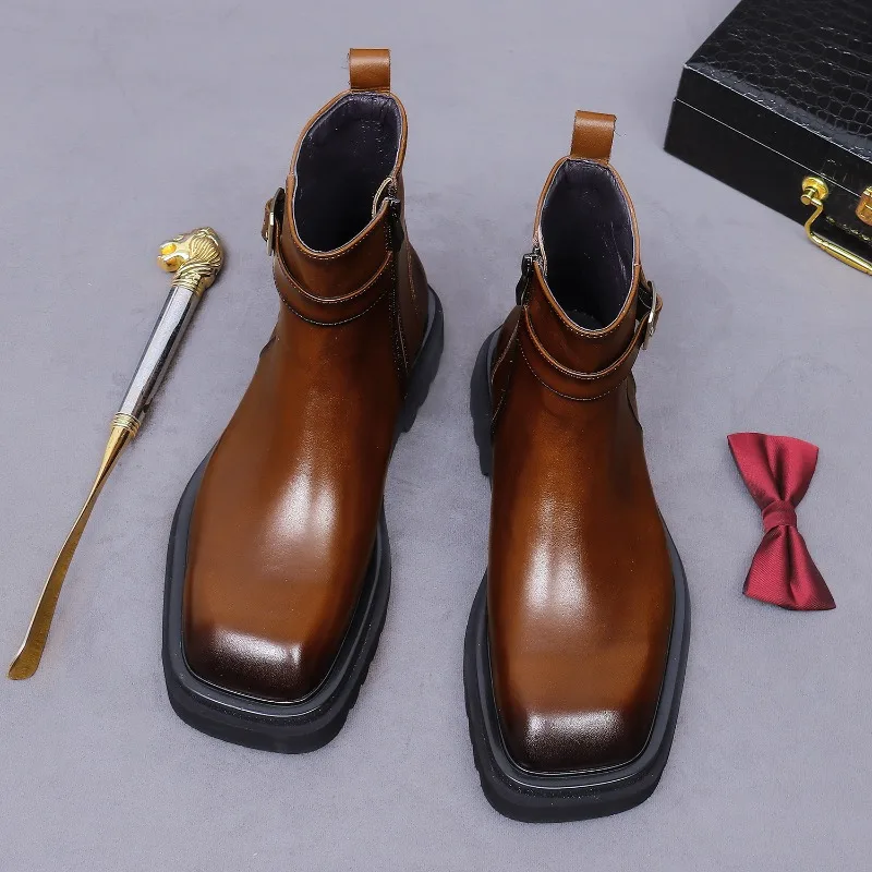 Retro Mens Ankle Oxford Boots  - Men Shoes Oxford のレビューと価格