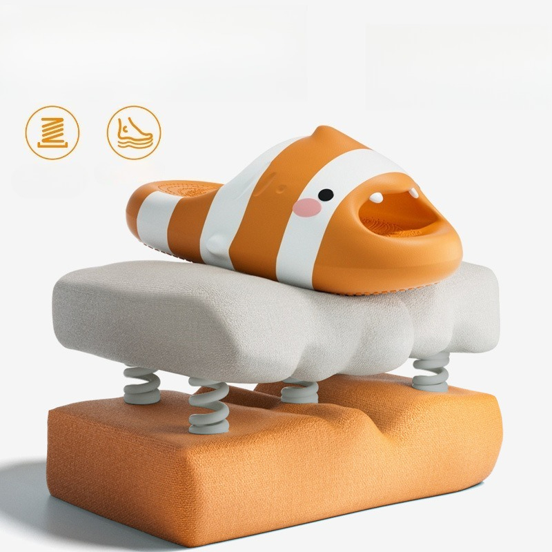 Cute Fish Cartoon Slides Women - Men'S Shoes With Platform のレビューと価格