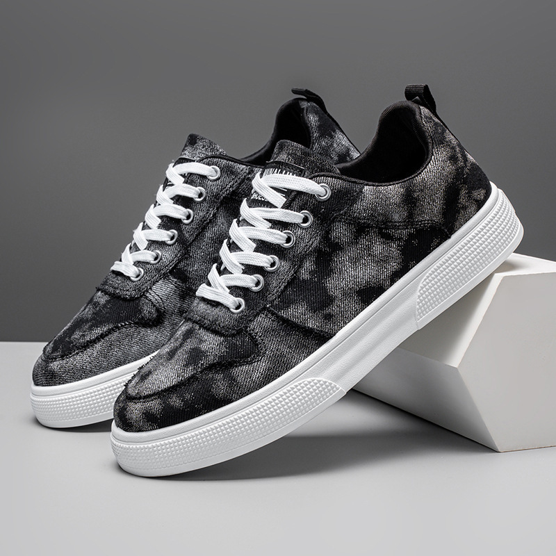 Men Shoes canvas Casual Sneake - Men'S Shoes With Velcro のレビューと価格