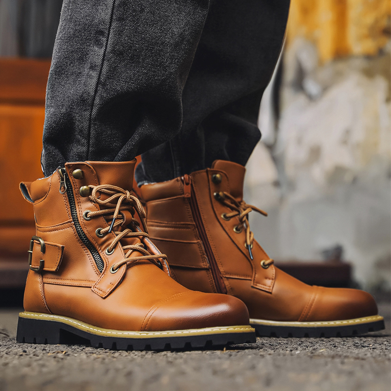 Quality Men Leather Boots Meta - Men Shoes Oxford のレビューと価格