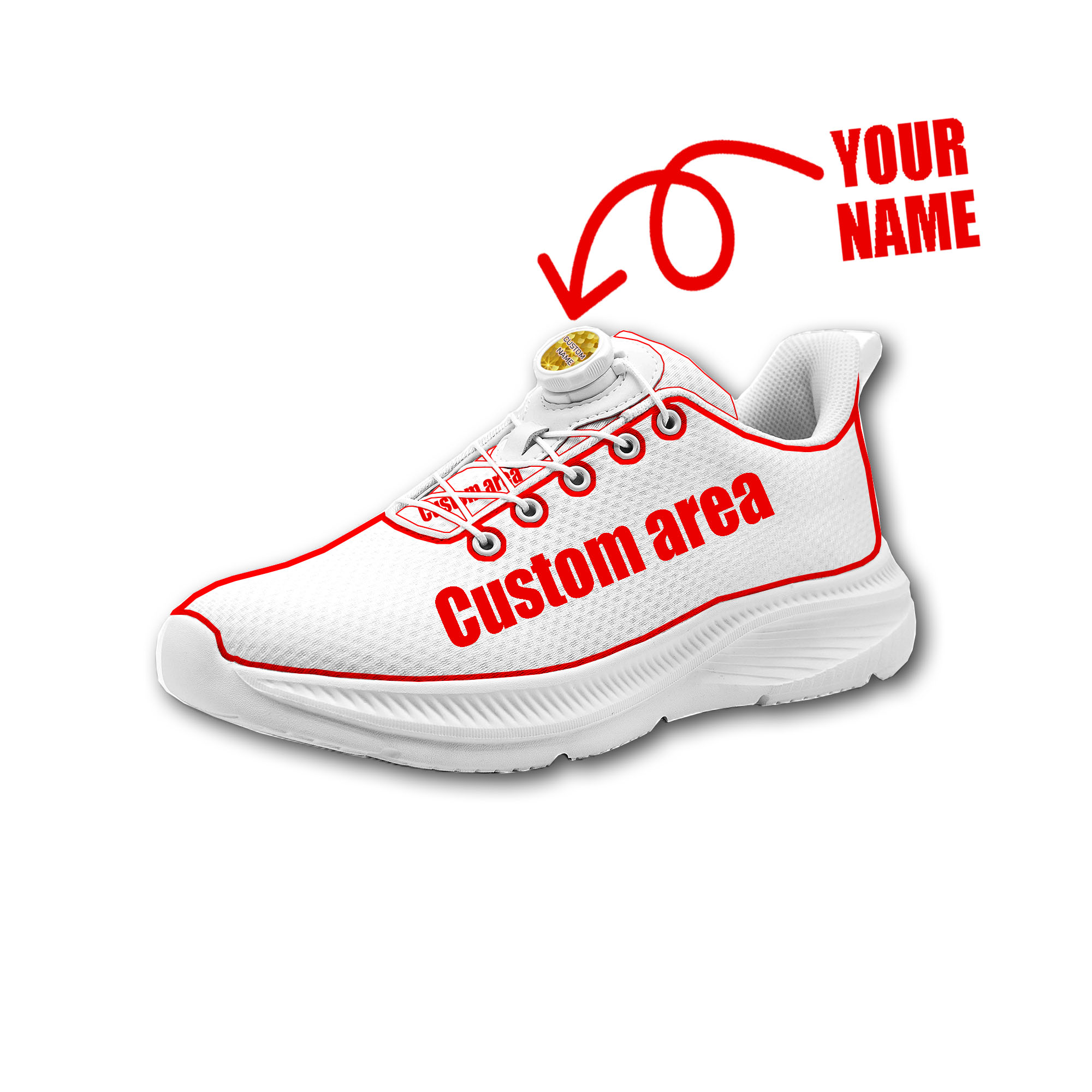 Custom Walking Shoes Men Woman - Men Shoes Name のレビューと価格