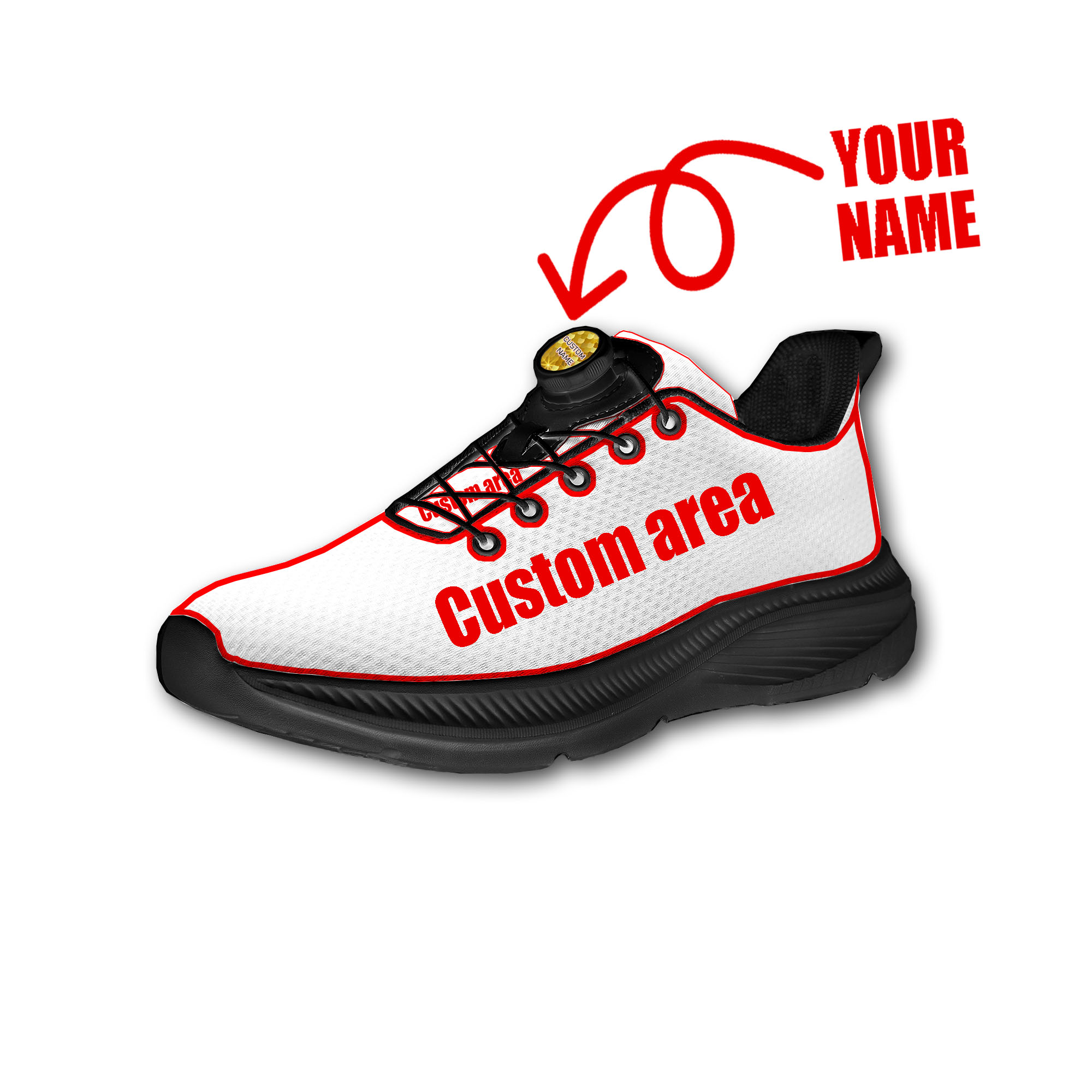 Custom Walking Shoes Men Woman - Men Shoes Name のレビューと価格