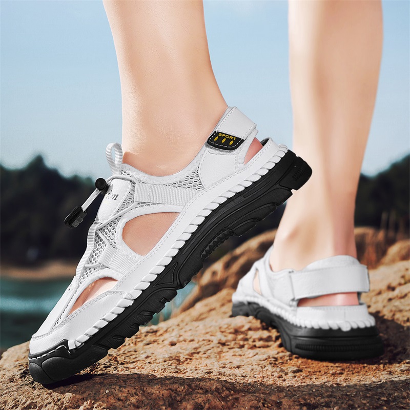 Men's Handmade Simple Letter-P - Men'S Shoes With Velcro のレビューと価格