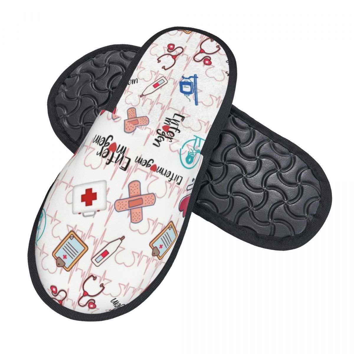 Print Heartbeat And Stethoscop - Men Shoes Winter のレビューと価格