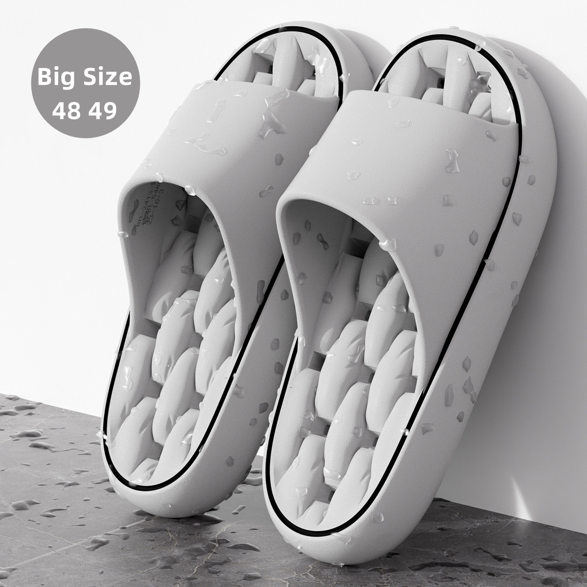Big Size 48 49 Bathroom Slippe - Men'S Shoes With Platform のレビューと価格