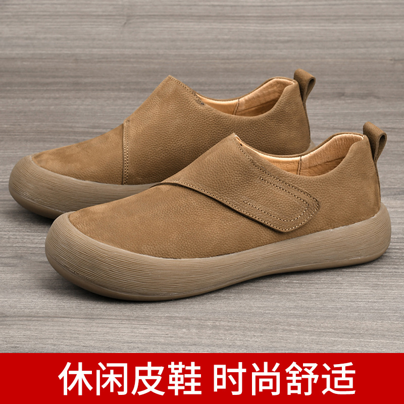 Men's 2026 New Casual Loafers  - Men'S Shoes With Velcro のレビューと価格