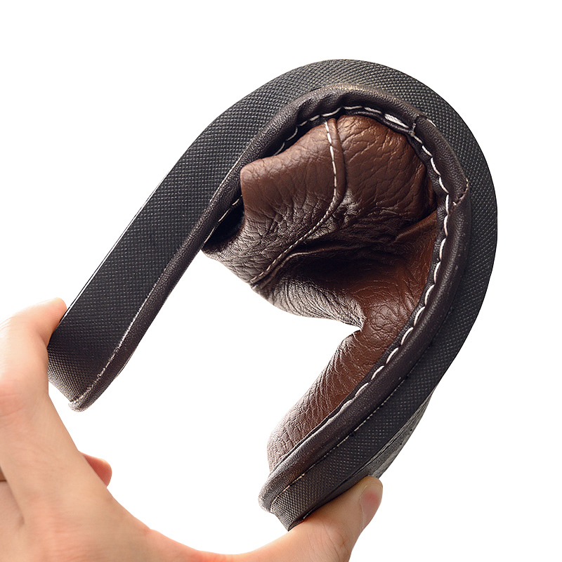 Concise Faux Leather Slippers  - Men'S Shoes Size 42 In Us のレビューと価格