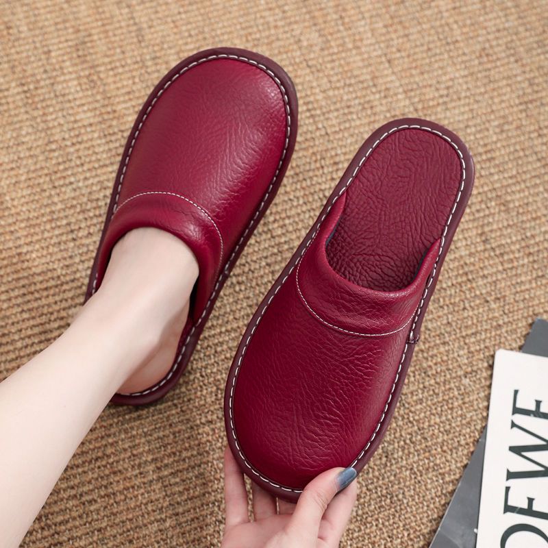 Home Leather Slippers Men and  - Men'S Shoes Size 42 In Us のレビューと価格