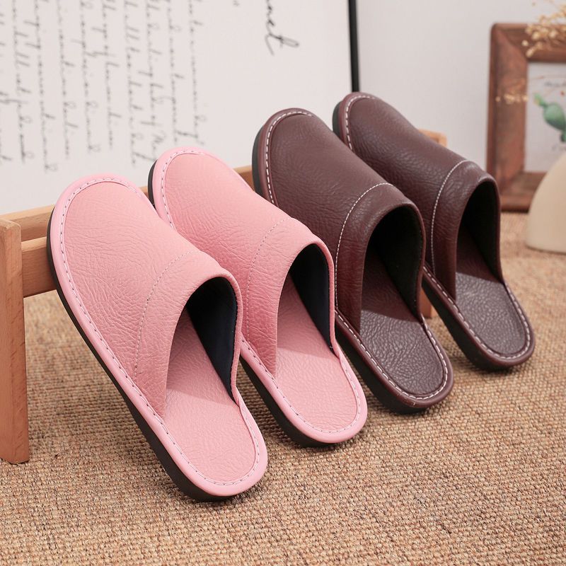 Home Leather Slippers Men and  - Men'S Shoes Size 42 In Us のレビューと価格