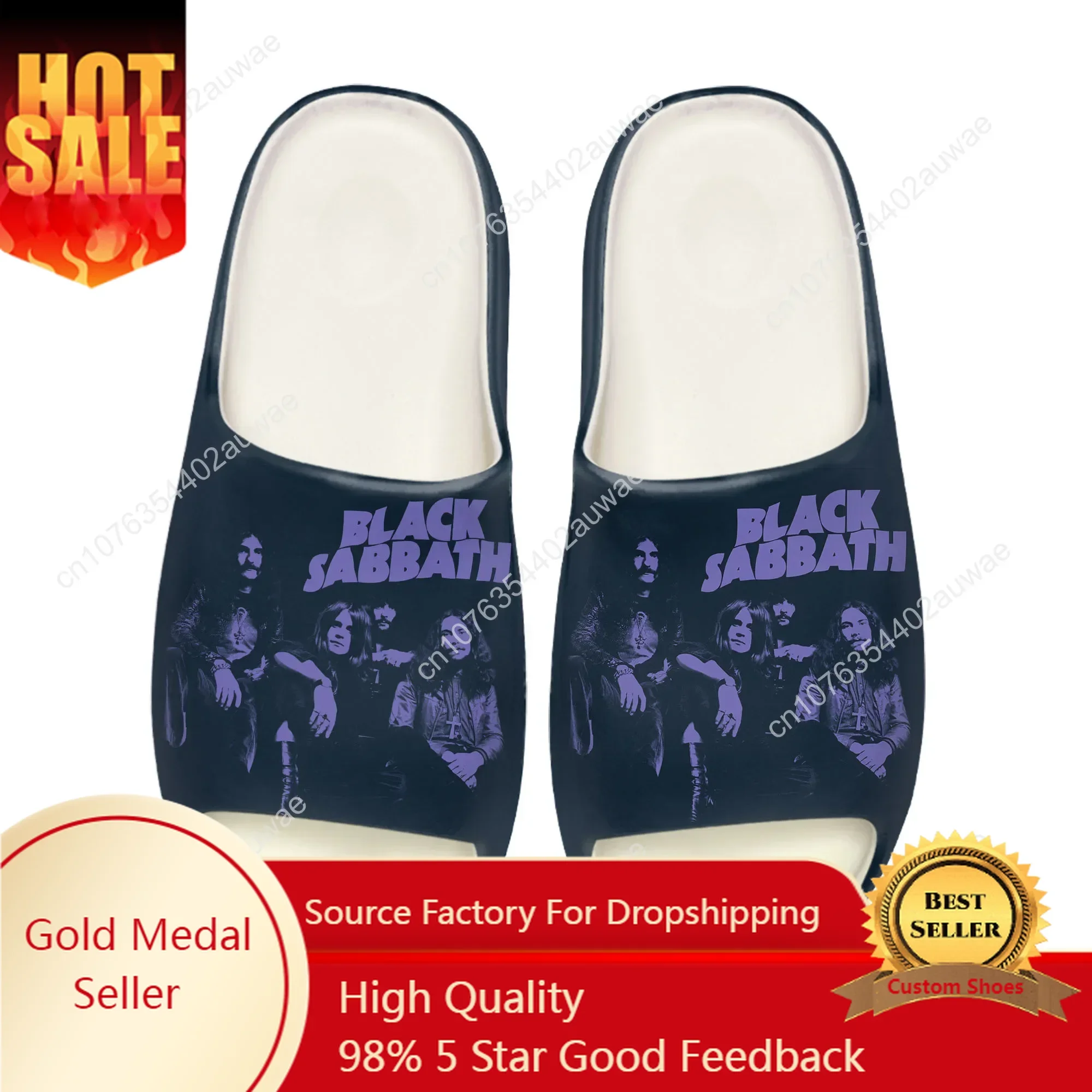 Black Heavy Metal Band Sabbath - Men Shoes Office のレビューと価格