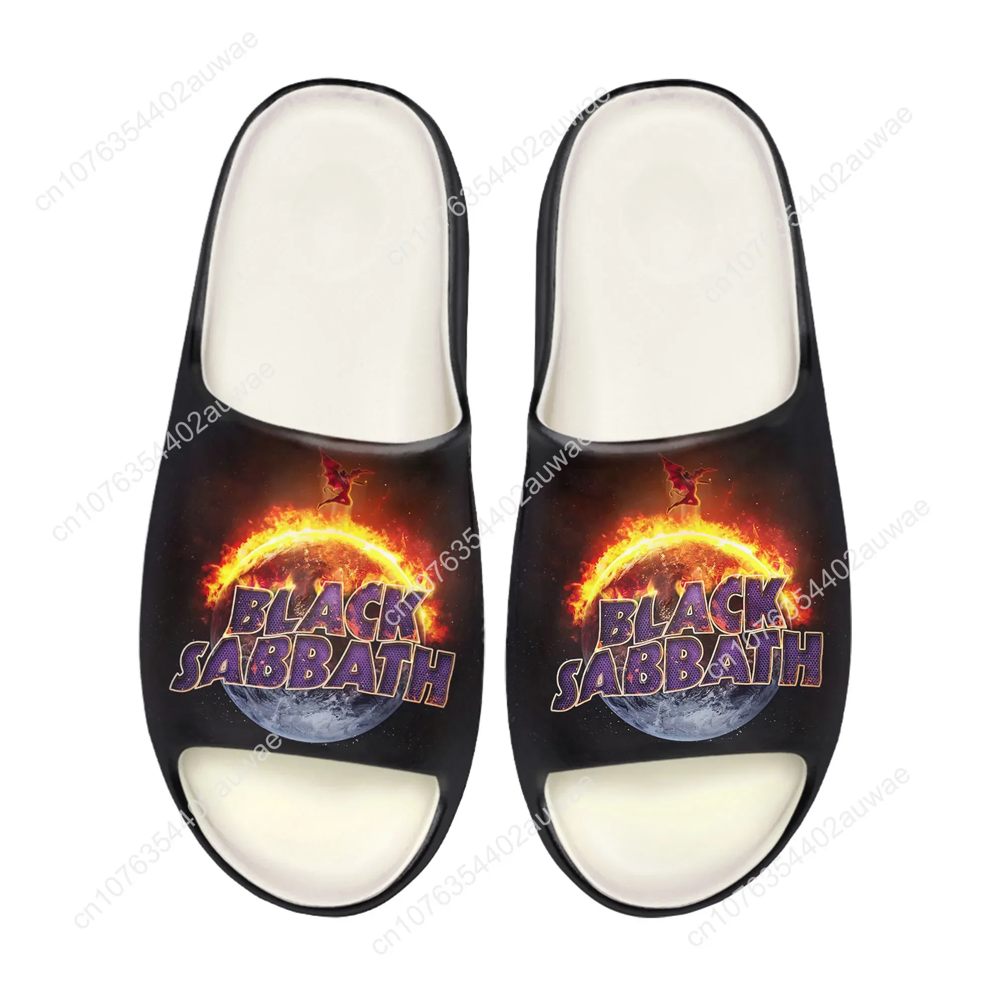 Black Heavy Metal Band Sabbath - Men Shoes Office のレビューと価格