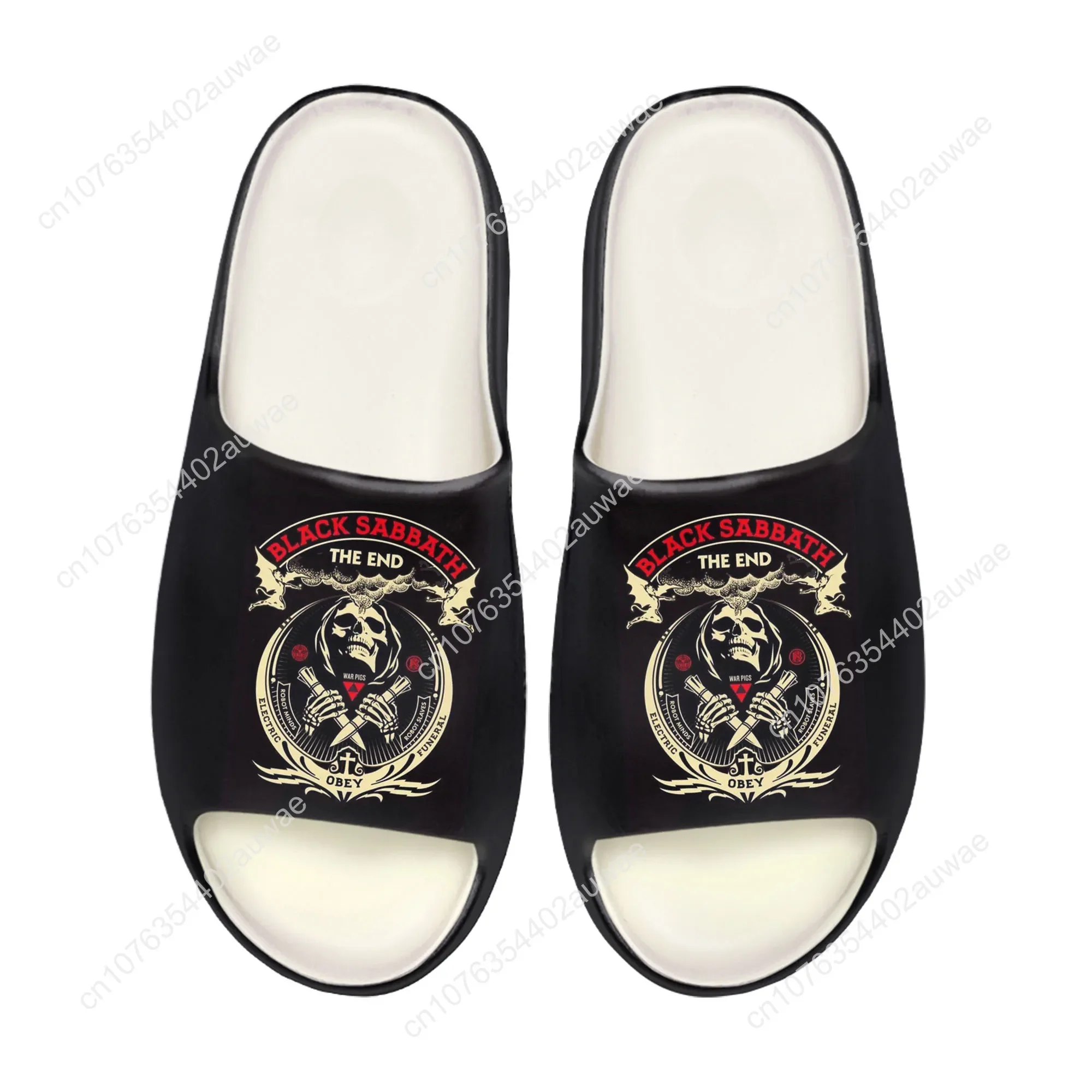 Black Heavy Metal Band Sabbath - Men Shoes Office のレビューと価格