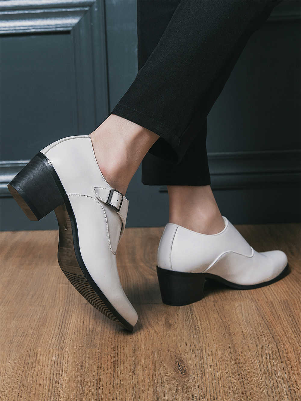 Normal Leather Ballroom Dancin - Men Shoes Office のレビューと価格