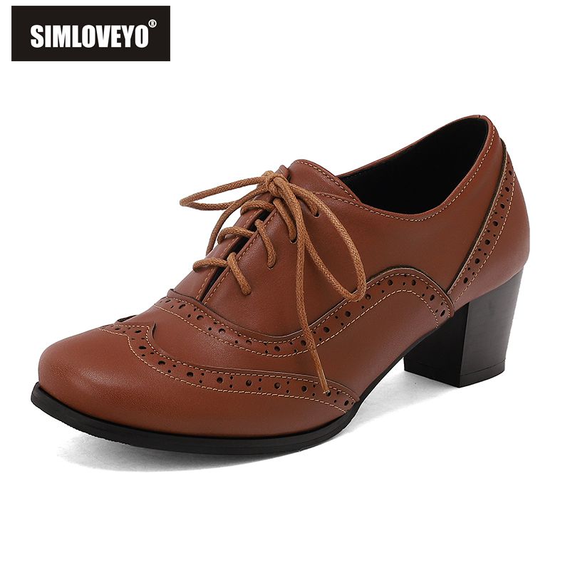 SIMLOVEYO New Brown Women Pump - Men'S Shoes Size 42 In Us のレビューと価格