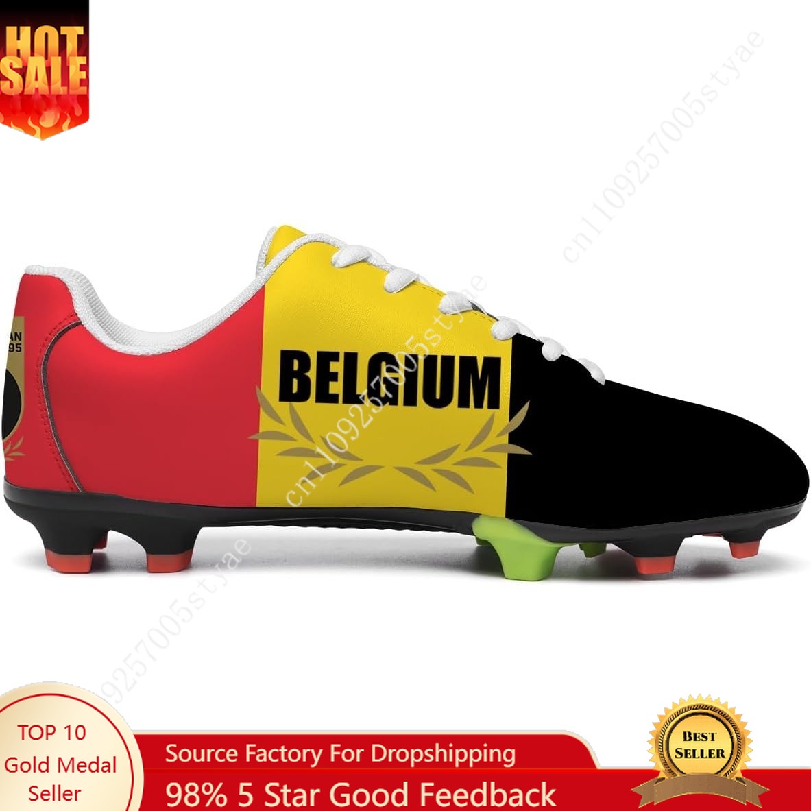 Belgium Flag Soccer Shoes Men  - Men Shoes Oxford のレビューと価格
