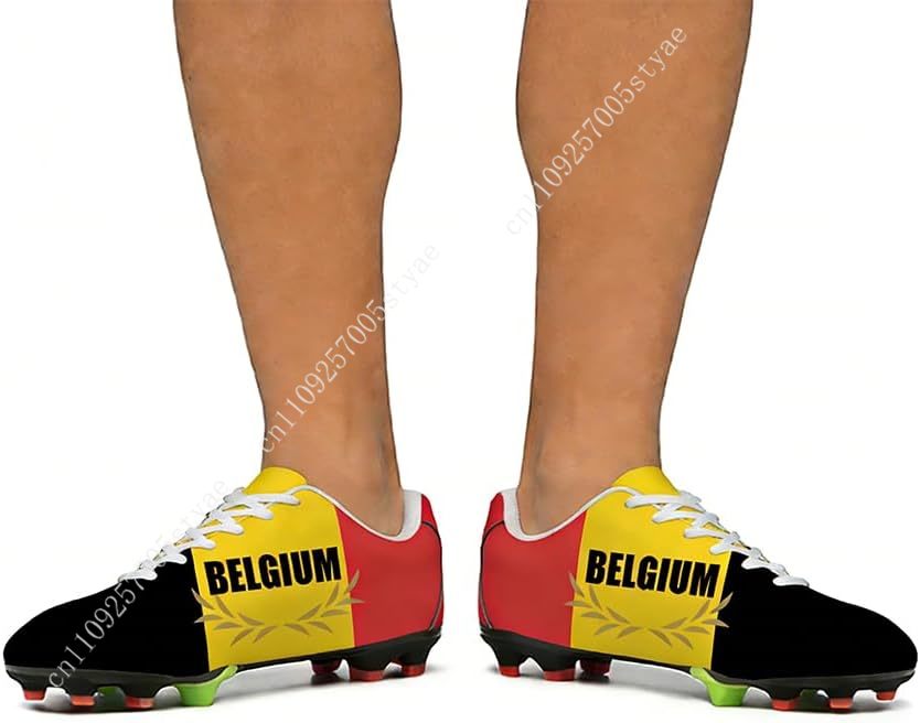 Belgium Flag Soccer Shoes Men  - Men Shoes Oxford のレビューと価格