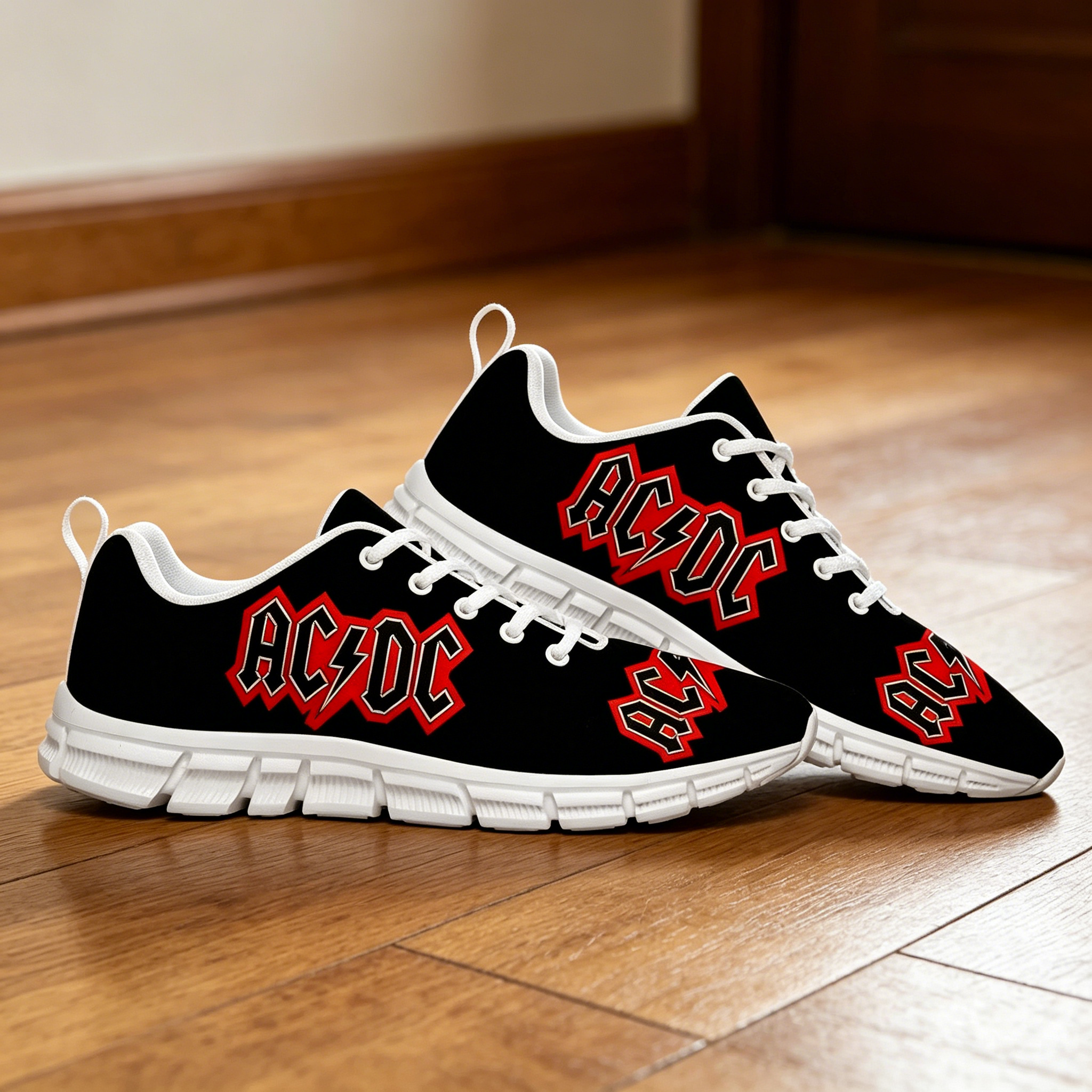AC/DC Band Logo Print Sneakers - Men'S Shoes Dc のレビューと価格