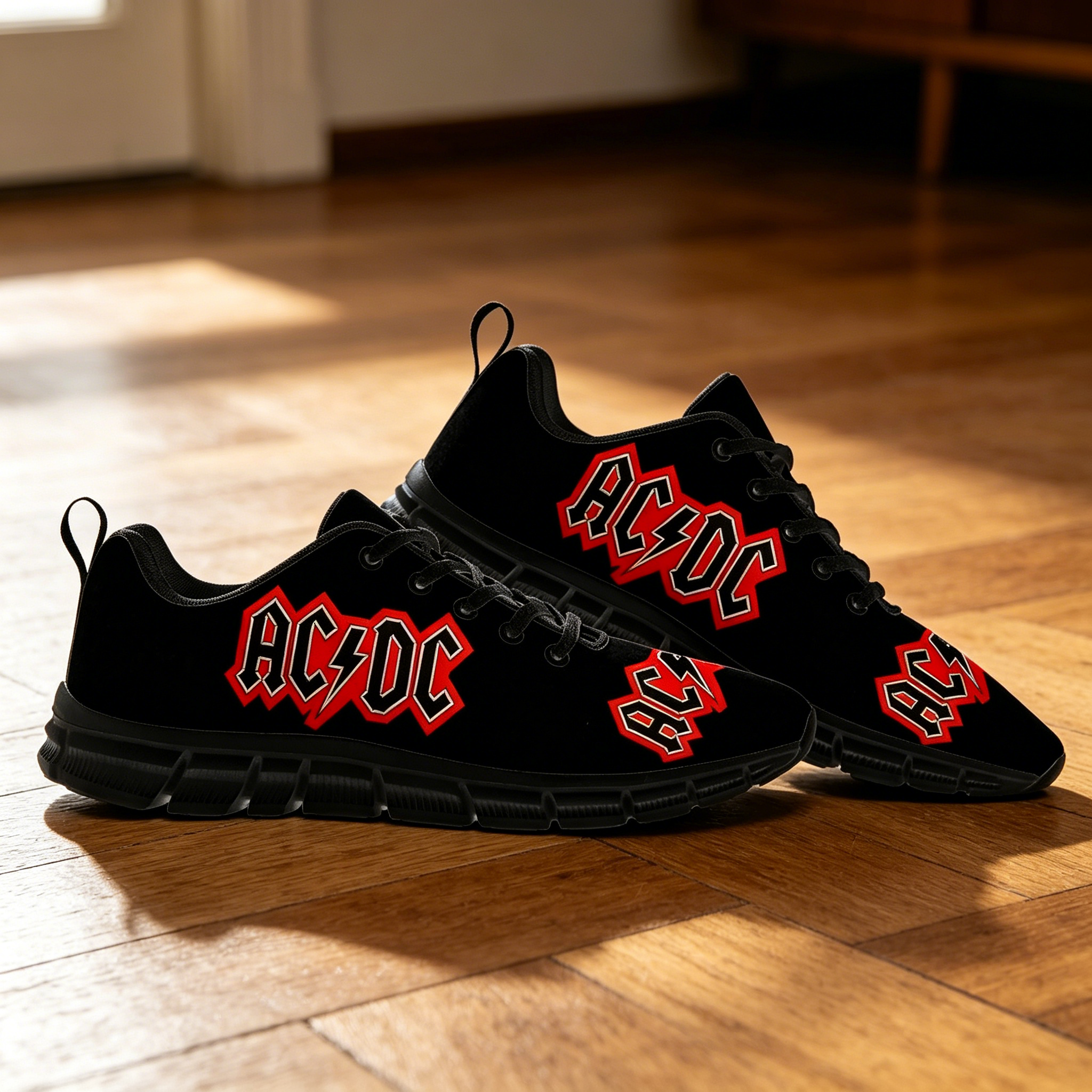 AC/DC Band Logo Print Sneakers - Men'S Shoes Dc のレビューと価格