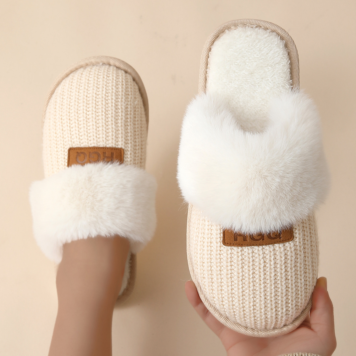 2026 Warm Plush Winter Slipper - Men Shoes Winter のレビューと価格