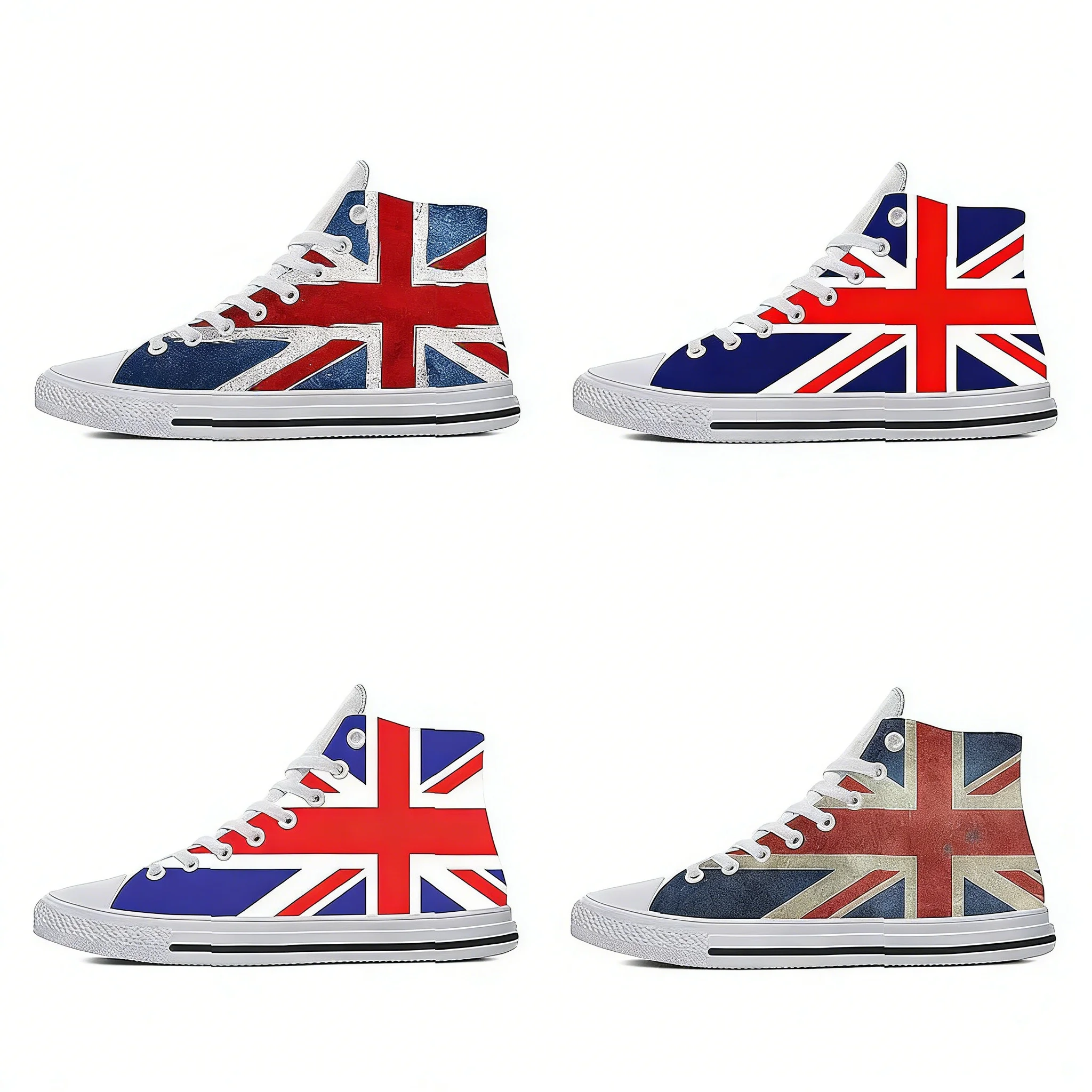 UK Flag 3D Print High Top Snea - Men Shoes Uk のレビューと価格