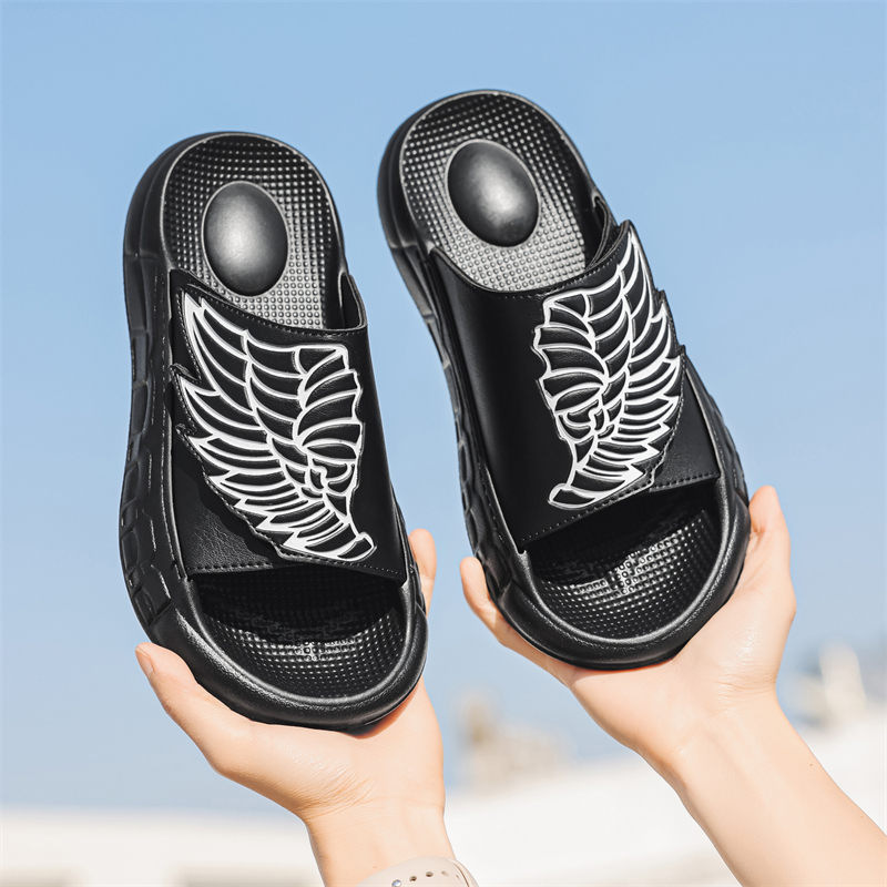 Mens Slide Slippers Adjustable - Men'S Shoes With Velcro のレビューと価格